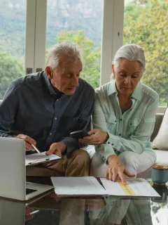 old couple worried with FERS annuity supplement elimination