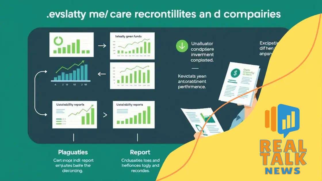 Evaluating green funds and companies