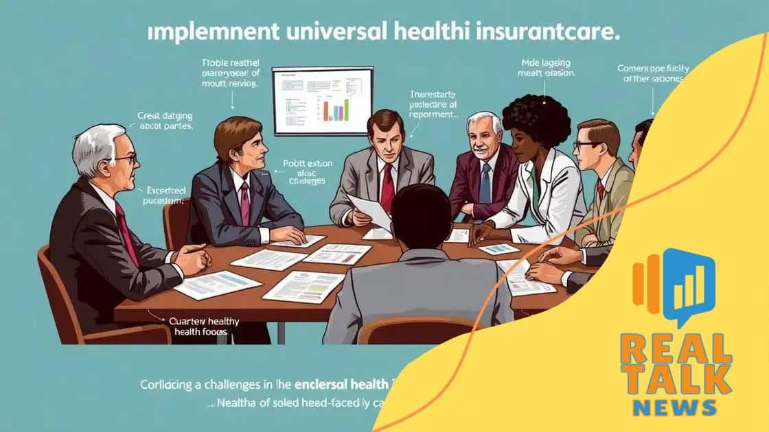 Challenges in implementing universal health insurance